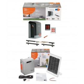 Nice Home FILO 400 StarKit Motorisation de portail coulissant avec pack solaire