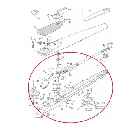 Mhouse WG20S Bloc aluminium bas verin de remplacement