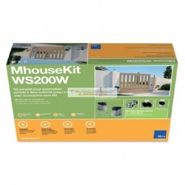 Mhouse WS200W Motorisation pour portail à battants solaire