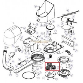 Mhouse Lot roues crantées n°6 WS2000S