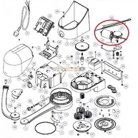 Moteur seul pour Ws2000