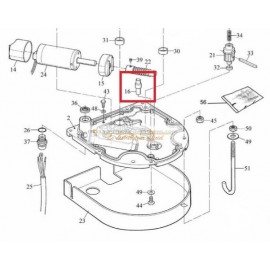 Arbre support de poussée pour WK / WU