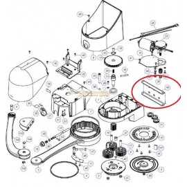 Mhouse Platine de fixation pilier Ws2000S